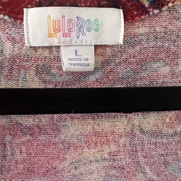 Lularoe Women’s Maxi duster  Cardigan Large  long Paisley - Picture 3 of 4
